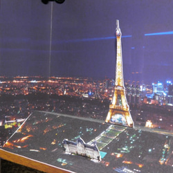 ぺパクラアートBox　パリの夜景　エッフェル塔 ペパクラ２枚セット 5枚目の画像