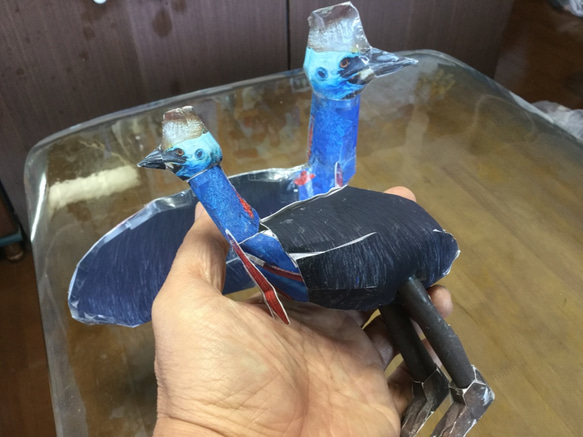 カソワリー ペパクラ  大小セット Ａ４版 ５枚 プリント 1枚目の画像