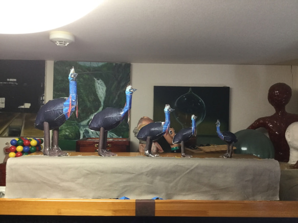 カソワリー ペパクラ  大小セット Ａ４版 ５枚 プリント 4枚目の画像