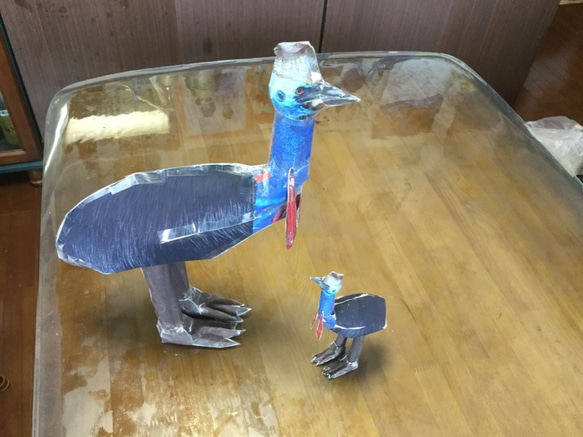 カソワリー ペパクラ  大小セット Ａ４版 ５枚 プリント 2枚目の画像