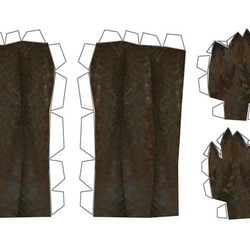 カソワリー ペパクラ  大小セット Ａ４版 ５枚 プリント 7枚目の画像