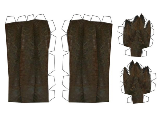 カソワリー ペパクラ  大小セット Ａ４版 ５枚 プリント 7枚目の画像