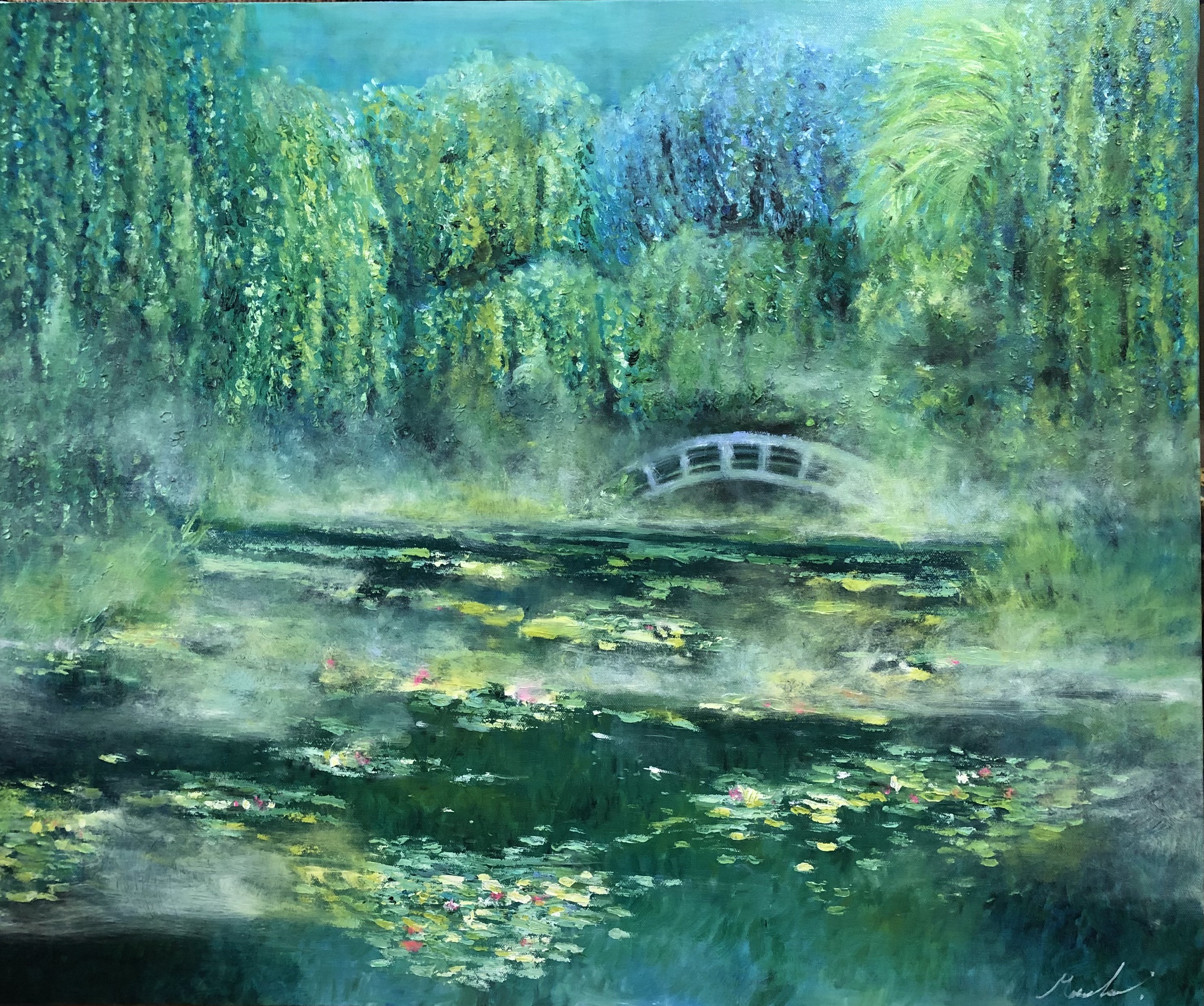 Pichori NY：メトロポリタン美術館、モネの睡蓮(Water Lilies)