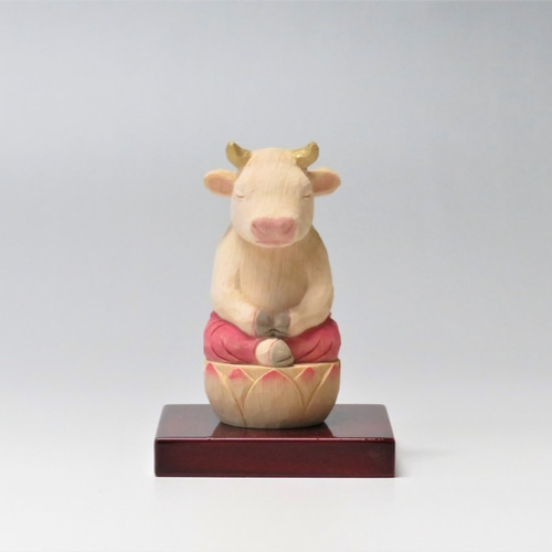 木雕牛佛禪牛佛2018 雕刻仏屋さかい的作品10929834｜Creema
