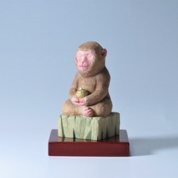 木雕Yakushi Monkey Monkey Buddha Monkey Buddha 2019 第3張的照片