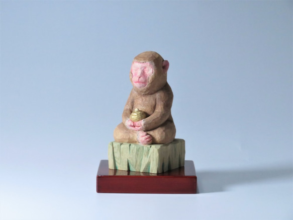 木雕Yakushi Monkey Monkey Buddha Monkey Buddha 2019 第3張的照片