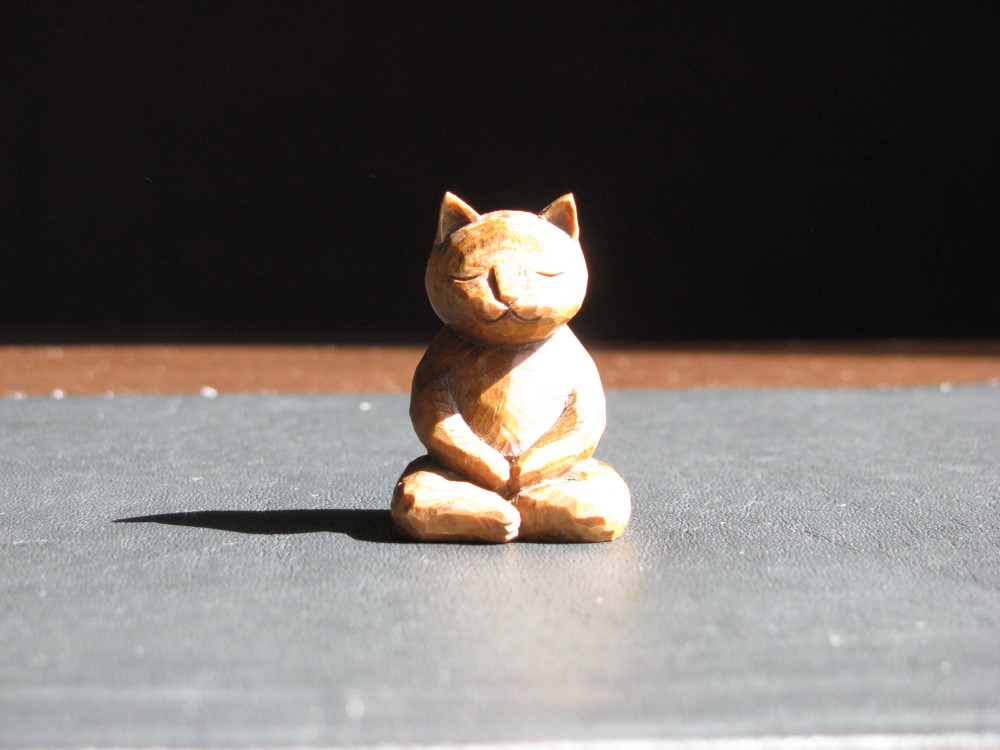 やっかい猫様　レトロ　木彫　壁かけ imgrc0268542990.jpg