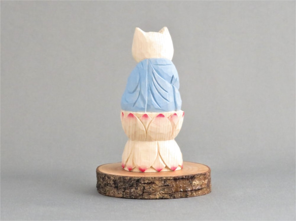 木雕奶嘴貓貓披佛像佛像貓系列1802 第5張的照片
