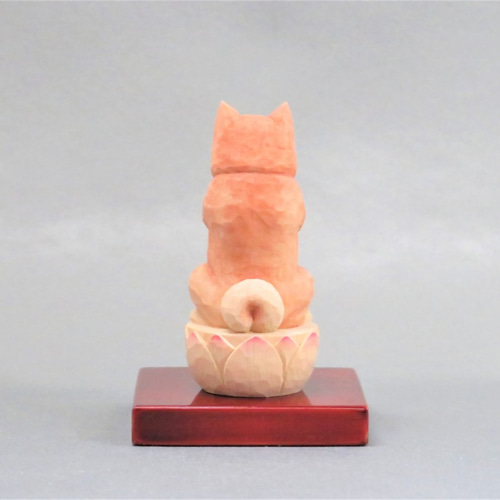 木彫りの犬仏さま 柴犬 犬仏1812 彫刻 仏屋さかい 通販 6587150