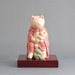 GIN様 妻の作った 猫の十字軍 蓋物 大理石の棺風の彫刻を