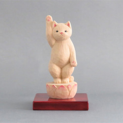 木雕 誕生貓佛 貓佛 1924 第1張的照片