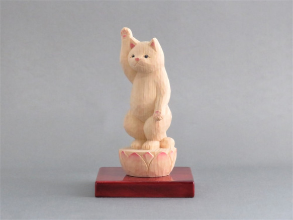 木雕 誕生貓佛 貓佛 1924 第3張的照片