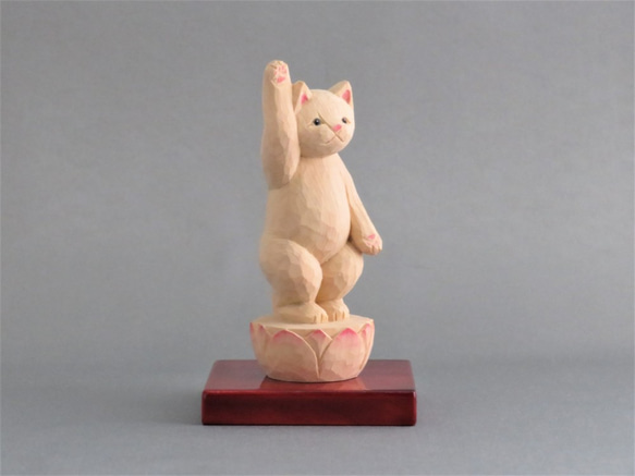 木雕 誕生貓佛 貓佛 1924 第4張的照片