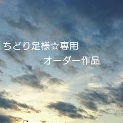 ちどり足様☆オーダー作品 1枚目の画像