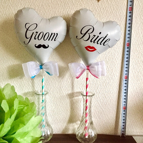 Groom & Bride *バルーン プロップス 6枚目の画像