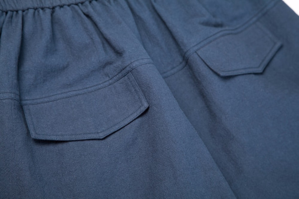 i'm 手工縫製低褲襠棉麻材質褲裙 第5張的照片