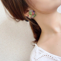 Rose garden ear clip 3枚目の画像