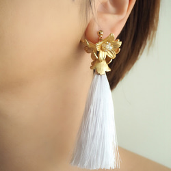 ＊wedding＊ -mellow flower pierce/earring 4枚目の画像