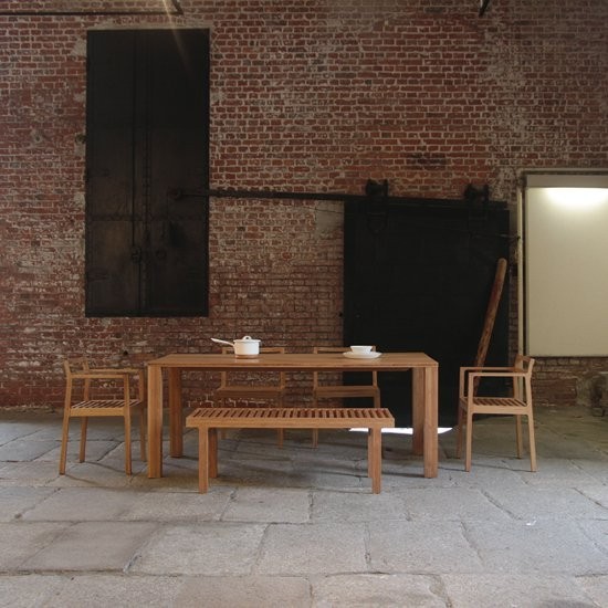 【W1800×D850】重厚感のあるダイニングテーブル