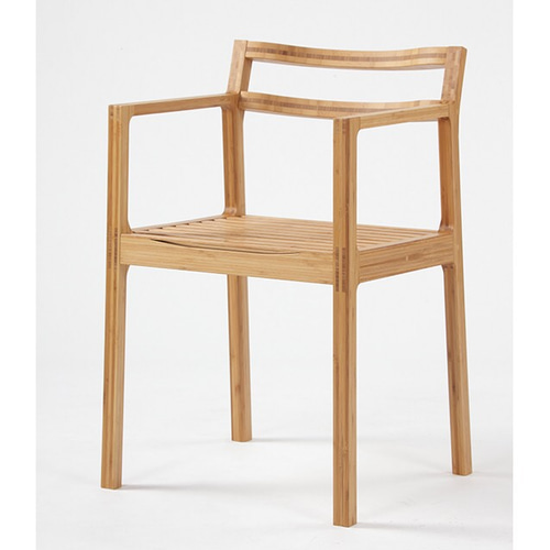 美しいデザインと機能性 コンパクト 1人用 竹製ベンチ グッドデザイン