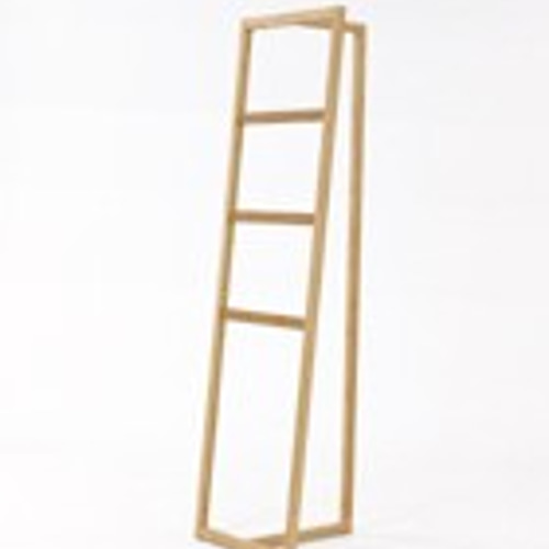 手作り一点もの】自立するコンパクトなハンガーラック ハンガーラック