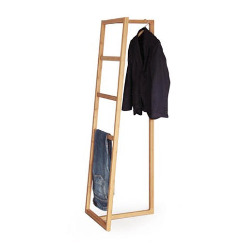 手作り一点もの】自立するコンパクトなハンガーラック ハンガーラック