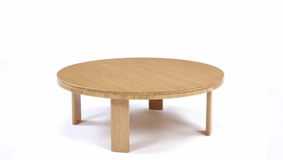 折りたたみ式のちゃぶ台（ラウンドローテーブル）直径90cm【一点ずつ手