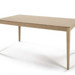 竹素材のシンプルなダイニングテーブル【送料無料】 3枚目の画像