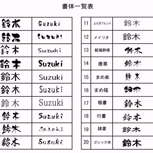 ≪送料無料≫ちょっと大きめ長方形♪デザイン表札 絵柄、文字の