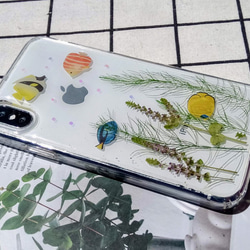 アニーのワークショップは、iPhone X、Hua YangOceanに適した押し花電話ケースです。 3枚目の画像