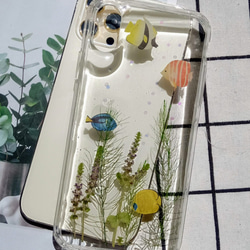 Anny's workshop押花手機殼，適用於iPhone X, 花漾海洋 第5張的照片