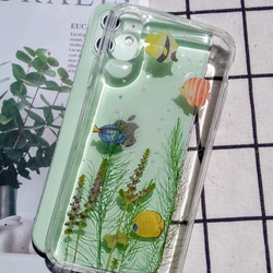 アニーのワークショップは、iPhone X、Hua YangOceanに適した押し花電話ケースです。 7枚目の画像