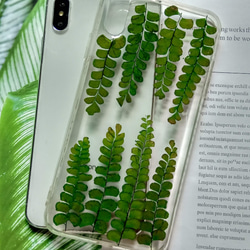 手作押花手機保護殼 | 蕨森林手機保護殼 | iPhone 11 Pro Max 第5張的照片