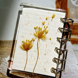 植物花卉手札筆記本 | 日記本 | 個性化筆記本 | 祝福 第2張的照片