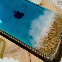 手作押花手機保護殼 | iPhone 11 | 夏日海洋 (1) 第4張的照片