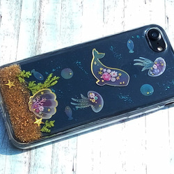 Anny's workshop押花手機殼，適用於iPhone 7, iPhone 8, 花漾海洋 第4張的照片