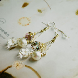 Annys workshop 的幸福手作，押花耳環, 浪漫的真花珠寶耳環 第4張的照片