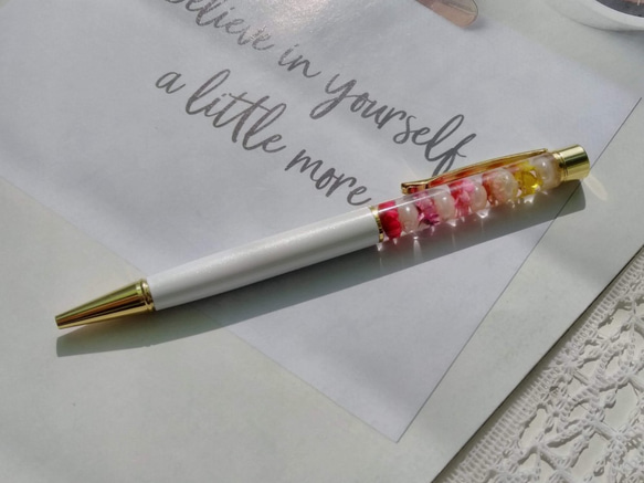 AnnysワークショップHappiness Handmade Flower Ball Pen、Little Star Flowe 3枚目の画像