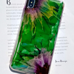 Apple iPhone XS maxに適した手作りのプレス型電話ケース、塗装済み 1枚目の画像