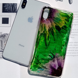 Apple iPhone XS maxに適した手作りのプレス型電話ケース、塗装済み 3枚目の画像