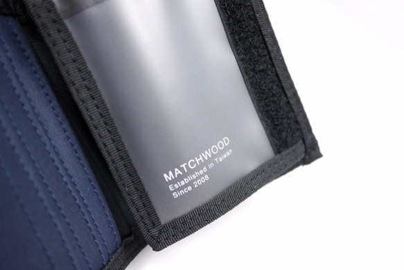 Matchwood Urban 皮夾 錢包 短夾 錢夾 卡夾 高品質皮夾 海軍藍黑款 第9張的照片