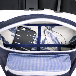 Portable 腰包 側背包 斜背包 原色丹寧牛仔款 小包大容量 第6張的照片