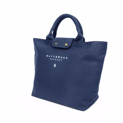 Matchwood Vintage tote bag 女孩｜小托特包｜手提袋｜帆布包｜海軍藍款 第6張的照片