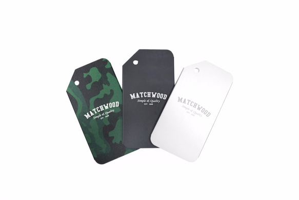 Matchwood Luggage Tag (金屬行李吊牌/鑰匙圈) 消光銀 第9張的照片