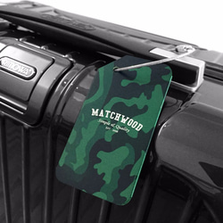 Matchwood Luggage Tag (金屬行李吊牌/鑰匙圈) 消光迷彩 第1張的照片