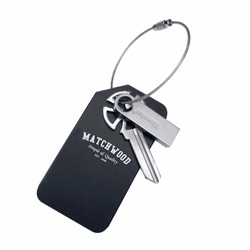 Matchwood Luggage Tag (金屬行李吊牌/鑰匙圈) 消光黑 第4張的照片