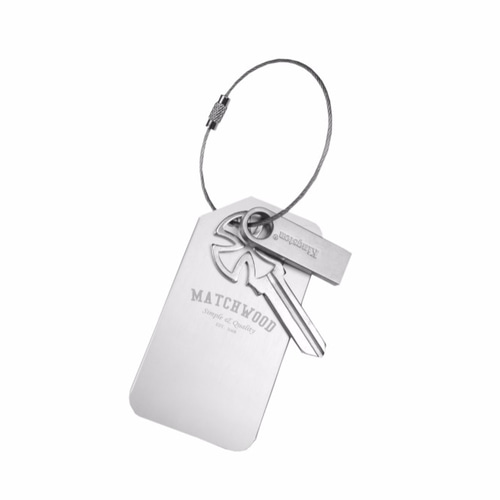 Matchwood ラゲッジタグ 多機能キーメタルラゲッジタグ｜キーホルダー