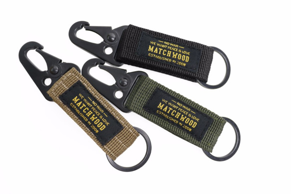 Matchwood military key holder 多功能鑰匙圈｜吊飾｜畢業禮物｜黑色 第1張的照片