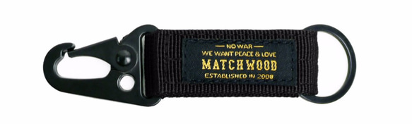 Matchwood military key holder 多功能鑰匙圈｜吊飾｜畢業禮物｜黑色 第2張的照片