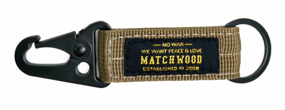 Matchwood military key holder 多功能鑰匙圈｜吊飾｜畢業禮物｜黑色 第4張的照片